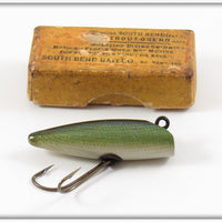 South Bend Scale Finish Green Trout Oreno Lure In Intro Box 971 SF
