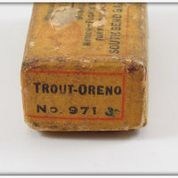 South Bend Scale Finish Green Trout Oreno In Intro Box 971 SF