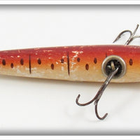 Vintage Shakespeare Orange Early Three Hook Slim Jim Lure