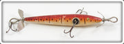 Vintage Shakespeare Orange Early Three Hook Slim Jim Lure
