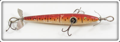 Vintage Shakespeare Orange Early Three Hook Slim Jim Lure