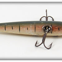 Shakespeare Green & Pink Early Three Hook Slim Jim Lure