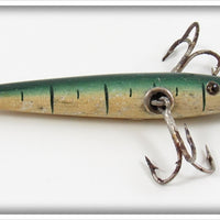 Vintage Shakespeare Green Early Three Hook Slim Jim Lure
