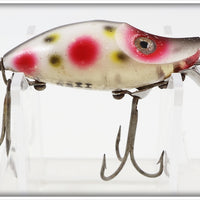 Vintage Heddon Strawberry Spot Midget River Runt Lure 9010 S