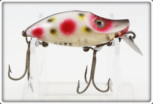 Vintage Heddon Strawberry Spot Midget River Runt Lure 9010 S