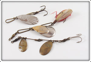 Vintage Winchester Spinner Lure Lot Of Three
