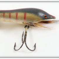 Vintage Wright & McGill Gold Striped Bass Nabber Lure 