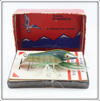 Vintage Wright & McGill Pike Bass Nabber Lure In Intro Box 