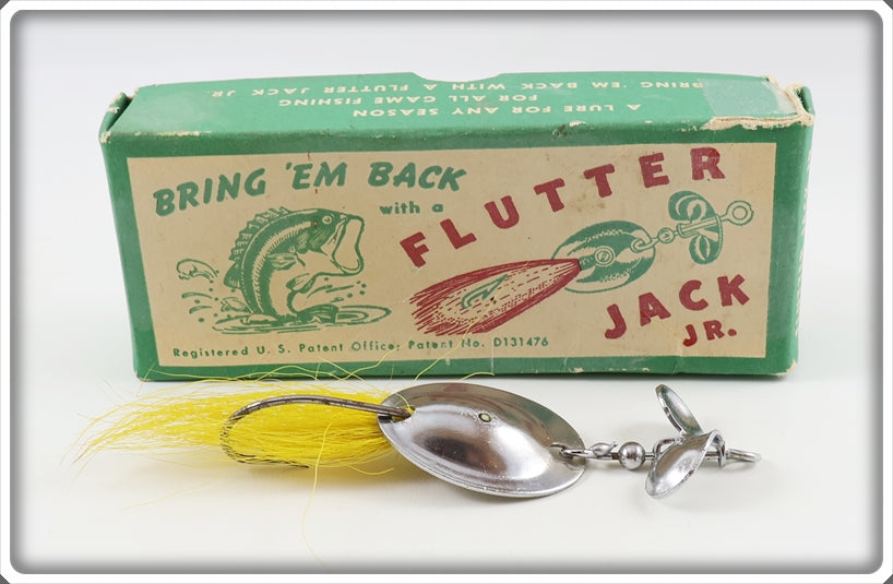 Vintage L.B. Cook Mfg Co Flutter Jack Jr Lure In Box 