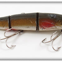 Vintage Haas Tackle Co Gold Red Fin Liv Minno Lure