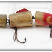 Vintage Haas Tackle Co Red Head Liv Minno Lure