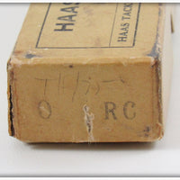 Haas Tackle Co Natural Finish Fly Rod Liv Minno In Box