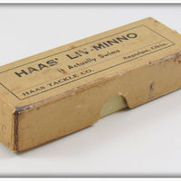 Haas Tackle Co Natural Finish Fly Rod Liv Minno In Box