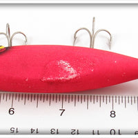 Arnold Tackle Corp Fluorescent Red Fireplug Wounded Minnow