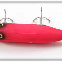 Arnold Tackle Corp Fluorescent Red Fireplug Wounded Minnow