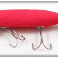 Arnold Tackle Corp Fluorescent Red Fireplug Wounded Minnow