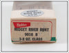 Heddon Solid Black Midget River Runt In Box 9010 B