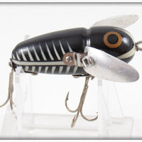Vintage Heddon Black Shore Crazy Crawler Lure 2120 XBW