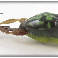 Vintage Jenson Dark Green Frog Froglegs Plunker Lure