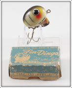 Vintage Ropher Yellow Perch Fin Dingo Lure In Box SS-YP