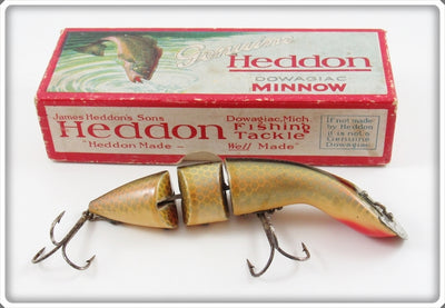 Vintage Heddon Shiner Scale Gamefisher Lure In Box 5509P