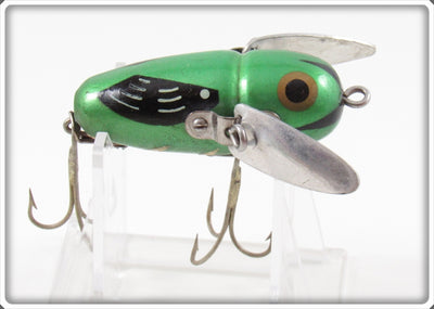 Vintage Heddon Glow Worm Crazy Crawler Lure 2120 GW