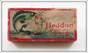 Vintage Heddon Flocked Grey Mouse Meadow Mouse Empty Box 