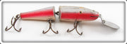 Vintage Creek Chub Silver Scale With Red Stripe Jointed Pikie Special