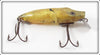 Vintage Heddon Yellow & Black Waterwave River Runt Lure