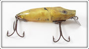 Vintage Heddon Yellow & Black Waterwave River Runt Lure