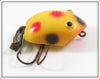 Creek Chub Yellow Spotted Plastic Wee Dee In Box 214