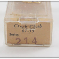 Creek Chub Yellow Spotted Plastic Wee Dee In Box 214