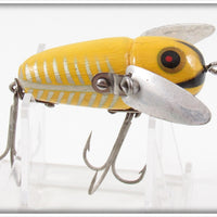 Vintage Heddon Yellow Shore Crazy Crawler 2120 XRY