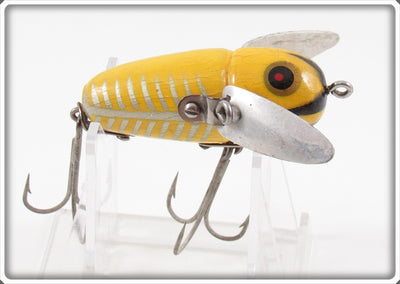 Vintage Heddon Yellow Shore Crazy Crawler 2120 XRY