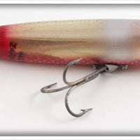 Vintage Heddon Fish Flash Gold & Red Zara Spook Lure