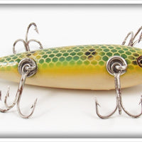 Vintage Pflueger Frog Scale Five Hook Neverfail Minnow Lure