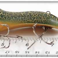 Pflueger Green Crackleback Wizard Wiggler