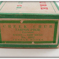 Creek Chub White Red Head Tarpon Pikie In Box 4002