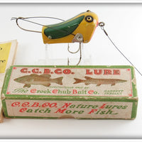 Vintage Creek Chub Bug Finish Wee Dee Lure In Box 4800