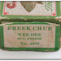 Creek Chub Bug Finish Wee Dee In Box 4800