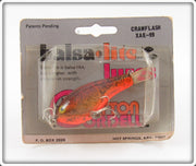 Vintage Cordell Crawflash Balsa Lite Lure On Card