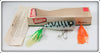 Vintage Heddon Mackerel Big Chugg Lure In Box 9550 GDS