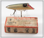 Vintage Heddon Shiner Scale Deluxe Basser Lure In 8529PRH Box