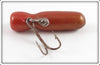 Bite Em Bate Co Gold, Red & White Fly Rod Water Mole