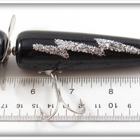 Pflueger Black Silver Lightning Bolt Musky Globe In Box