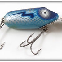 Vintage South Bend Blue Scale Finish Lightning Bolt Dive Oreno Lure
