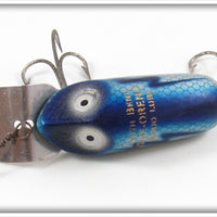 South Bend Blue Scale Finish Lightning Bolt Dive Oreno