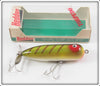 Vintage Heddon Perch Magnum Torpedo Lure In Box 362 L 