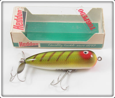 Vintage Heddon Perch Magnum Torpedo Lure In Box 362 L 