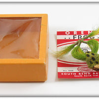 South Bend Green Oreno Frog In Box 848
